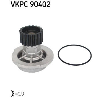 Vodní čerpadlo, chlazení motoru SKF VKPC 90402