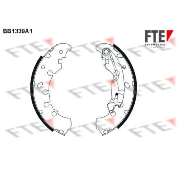 Sada brzdových čelistí FTE 9100092