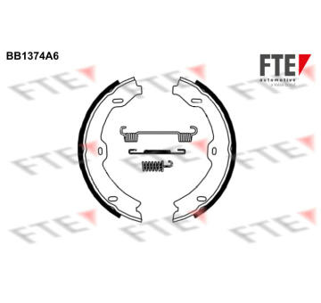 Sada brzdových čelistí, parkovací brzda FTE 9100119