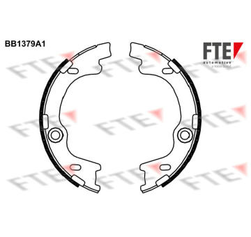 Sada brzdových čelistí, parkovací brzda FTE BB1379A1