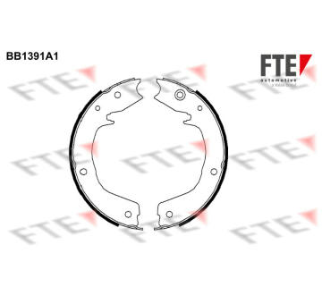 Sada brzdových čelistí, parkovací brzda FTE 9100129