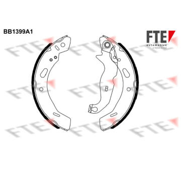 Sada brzdových čelistí FTE 9100134