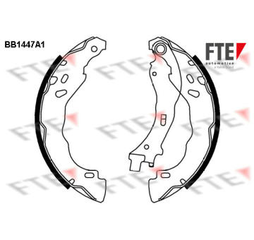 Sada brzdových čelistí FTE 9100170