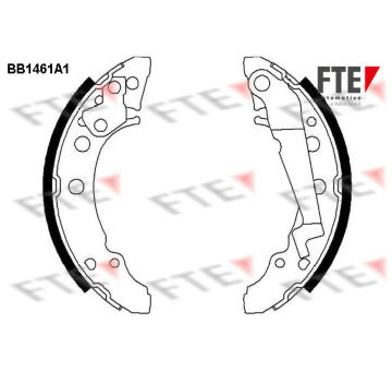 Sada brzdových čelistí FTE 9100179