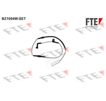 Vystrazny kontakt, opotrebeni oblozeni FTE BZ1094W-SET