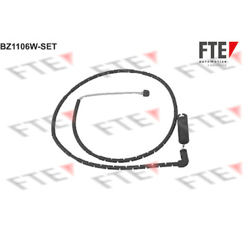 Vystrazny kontakt, opotrebeni oblozeni FTE BZ1106W-SET