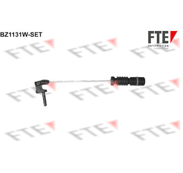 Vystrazny kontakt, opotrebeni oblozeni FTE BZ1131W-SET