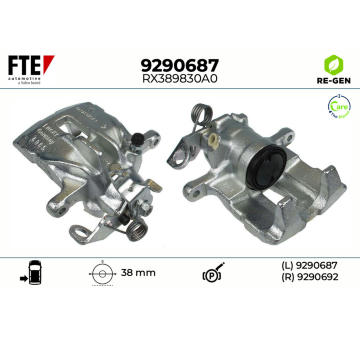 Brzdový třmen FTE 9290687