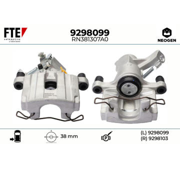 Brzdový třmen FTE 9298099