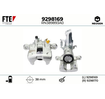Brzdový třmen FTE 9298169