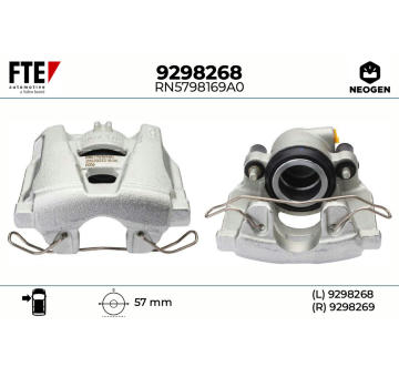Brzdový třmen FTE 9298268
