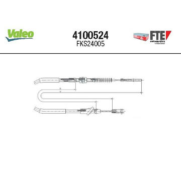 Lanko ovládania spojky FTE 4100524
