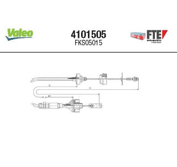 Tazne lanko, ovladani spojky FTE 4101505