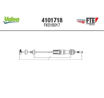 Lanko ovládania spojky FTE 4101718