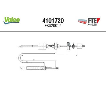 Lanko ovládania spojky FTE 4101720