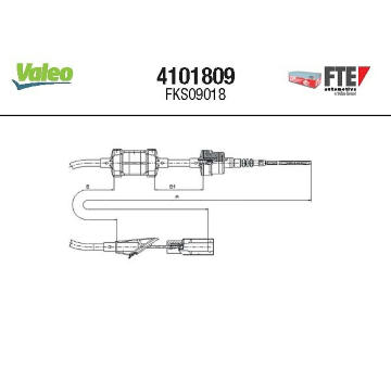 Lanko ovládania spojky FTE 4101809