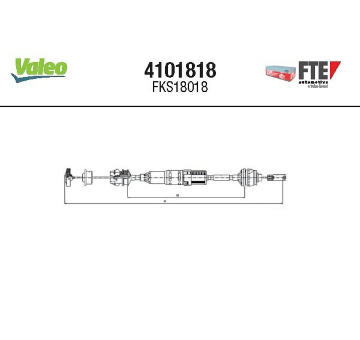 Lanko ovládania spojky FTE 4101818