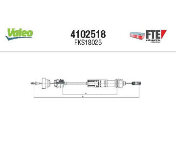 Lanko ovládania spojky FTE 4102518