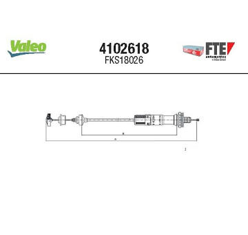 Lanko ovládania spojky FTE 4102618