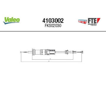 Lanko ovládania spojky FTE 4103002