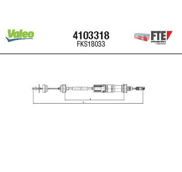Tazne lanko, ovladani spojky FTE 4103318