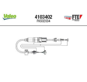 Tazne lanko, ovladani spojky FTE 4103402
