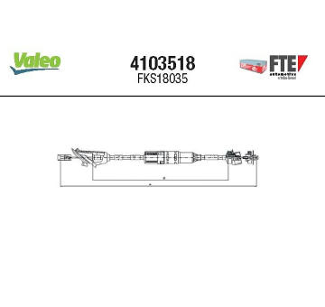 Tazne lanko, ovladani spojky FTE 4103518