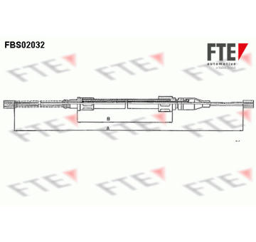 Tazne lanko, parkovaci brzda FTE FBS02032