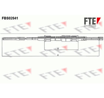 Tazne lanko, parkovaci brzda FTE FBS02041