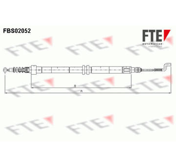 Tazne lanko, parkovaci brzda FTE FBS02052