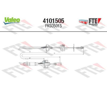 Tazne lanko, ovladani spojky FTE 4101505