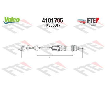 Tazne lanko, ovladani spojky FTE 4101705