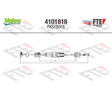 Tazne lanko, ovladani spojky FTE 4101818