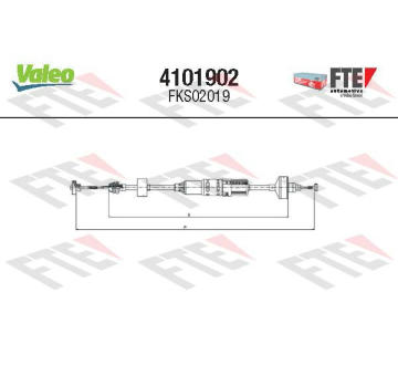 Tazne lanko, ovladani spojky FTE 4101902