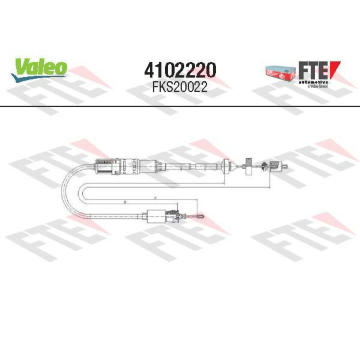 Tazne lanko, ovladani spojky FTE 4102220