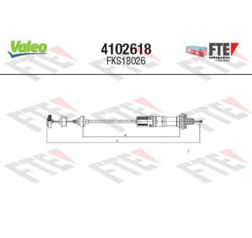 Tazne lanko, ovladani spojky FTE 4102618