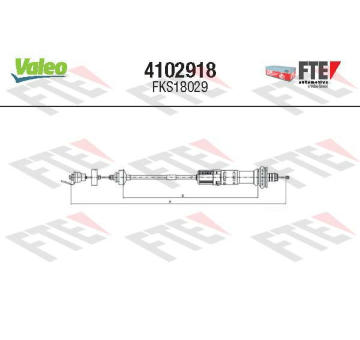 Tazne lanko, ovladani spojky FTE 4102918