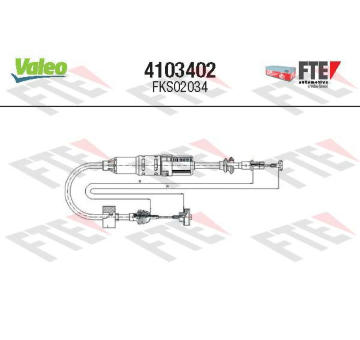 Tazne lanko, ovladani spojky FTE 4103402