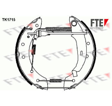 Sada brzdových čelistí FTE 9110005