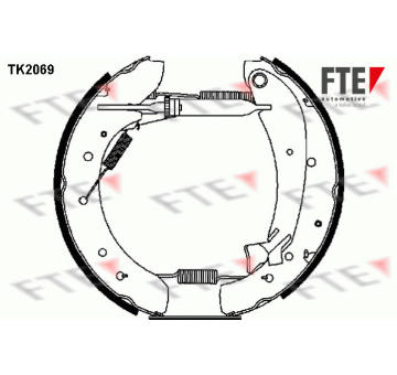 Sada brzdových čelistí FTE 9110021