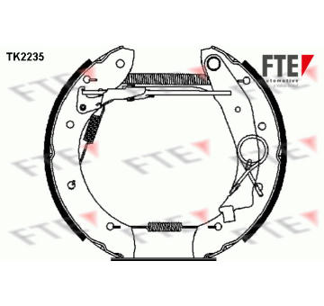 Sada brzdových čelistí FTE 9110022