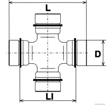 Kloub, kloubový hřídel HERTH+BUSS JAKOPARTS J2929001