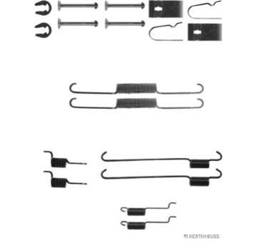 Sada příslušenství, brzdové čelisti HERTH+BUSS JAKOPARTS J3566002