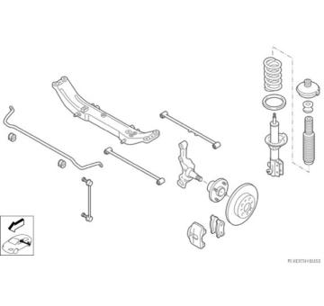 Zavěżení kola HERTH+BUSS JAKOPARTS N00245-HA
