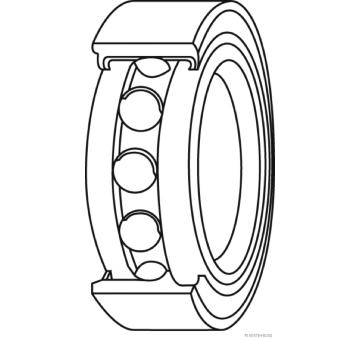 Sada ložisek kol HERTH+BUSS JAKOPARTS J4711031