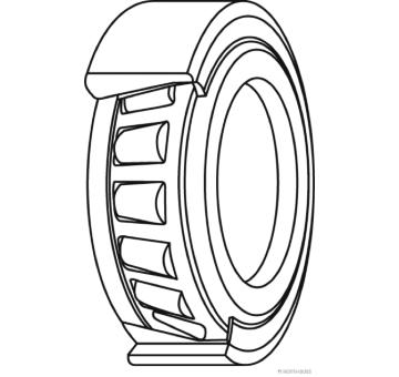 Sada ložisek kol HERTH+BUSS JAKOPARTS J4706009