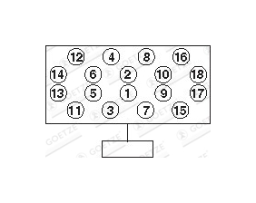 Sada šroubů hlavy válce GOETZE 22-70012B
