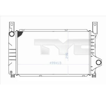 Chladič, chlazení motoru TYC 710-0028