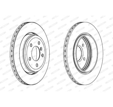 Brzdový kotouč FERODO DDF1280C