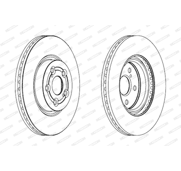 Brzdový kotouč FERODO DDF1315C